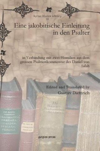 Kniha Eine jakobitische Einleitung in den Psalter Gustav Diettrich