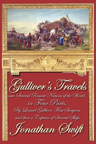 Carte Gulliver's Travels Jonathan Swift