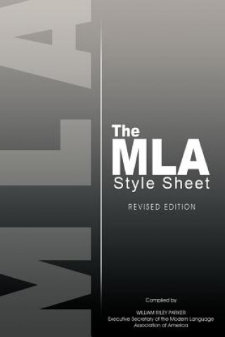 Книга MLA Style Sheet Modern Language Association