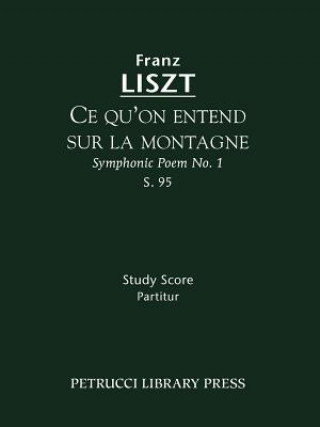 Libro Ce qu'on entend sur la montagne, S.95 Franz Liszt