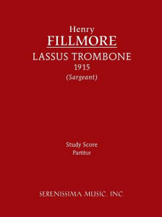 Book Lassus Trombone - Study Score Henry Fillmore