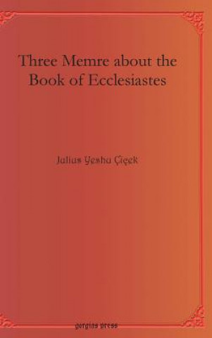 Book Three Memre about the Book of Ecclesiastes Julius Yeshu Cicek