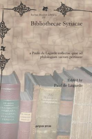 Książka Bibliothecae Syriacae Paul De Lagarde