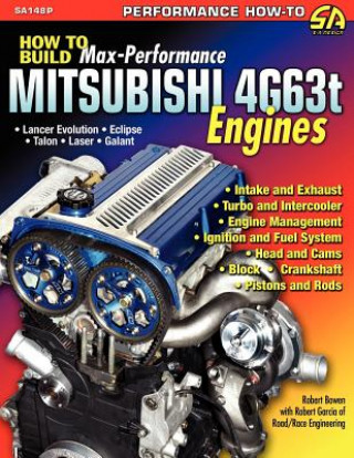 Kniha How to Build Max-Performance Mitsubishi 4g63t Engines Robert Bowen