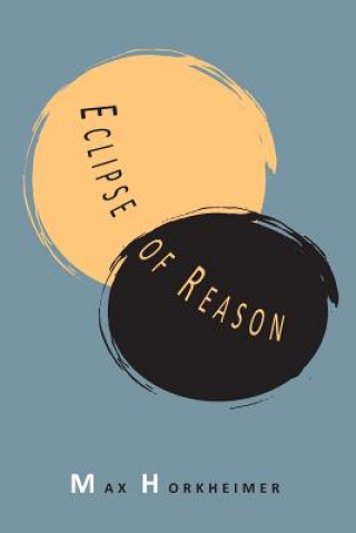 Carte Eclipse of Reason Max Horkheimer