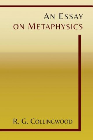 Libro Essay on Metaphysics R G Collingwood