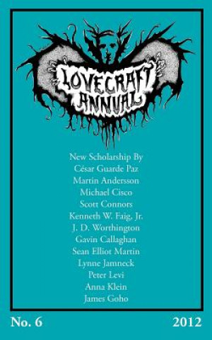 Kniha Lovecraft Annual No. 6 (2012) S. T. Joshi