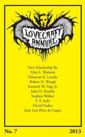 Kniha Lovecraft Annual No. 7 (2013) S T Joshi