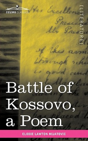 Kniha Battle of Kossovo Elodie Lawton Mijatovic