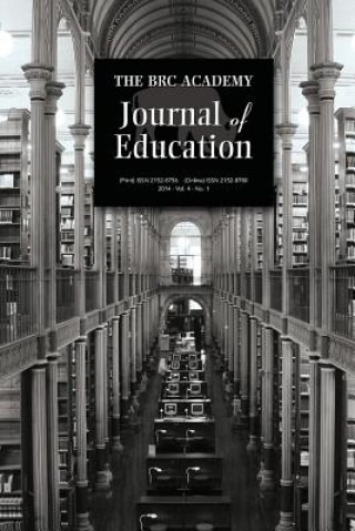 Kniha Brc Academy Journal of Education Volume 4, Number 1 Paul Richardson