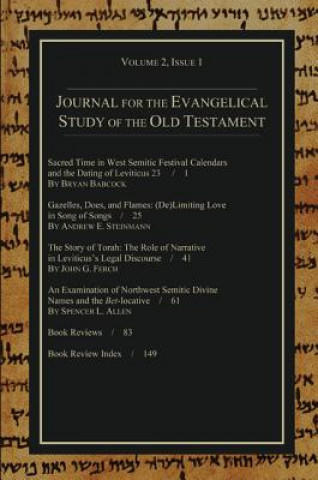 Kniha Journal for the Evangelical Study of the Old Testament, 2.1 Stephen Andrews