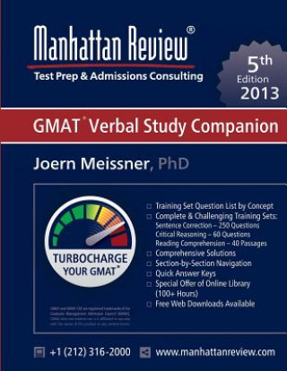 Carte Manhattan Review GMAT Verbal Study Companion [5th Edition] Manhattan Review