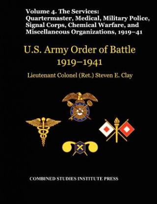 Carte United States Army Order of Battle 1919-1941. Volume IV.The Services Combat Studies Institute Press