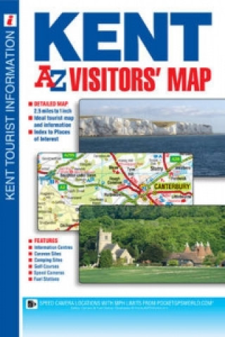Materiale tipărite Kent A-Z Visitors' Map Geographers A-Z Map Co. Ltd.