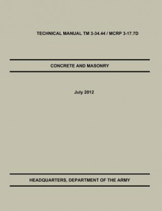 Buch Concrete and Masonry U S Department of the Army