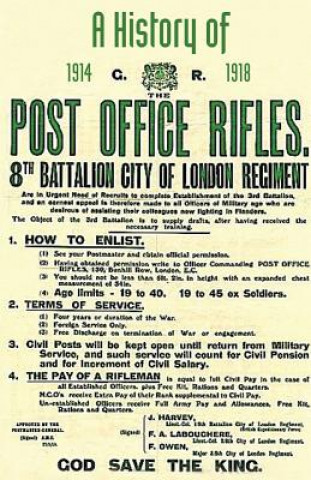 Kniha History of the Post Office Rifles, 8th Battalion City of London Regiment 1914 to 1918 ONE OF THE BATTALION