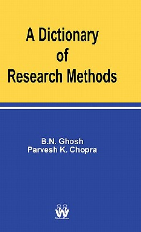 Книга Dictionary of Research Methods Parvesh K. Chopra