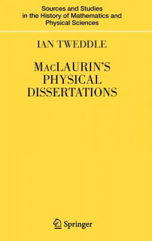 Libro MacLaurin's Physical Dissertations Ian Tweddle