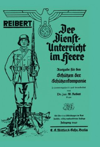 Carte Reibert. Der Dienstunterricht Im Heere (army Service Training) W. Reibert