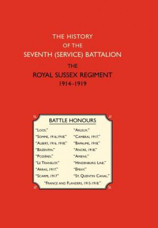 Kniha History of the Seventh (Service) Battalion the Royal Sussex Regiment Ed Owen Rutter