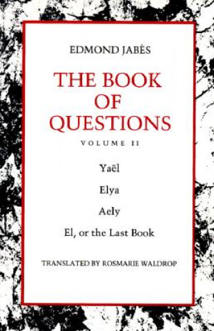 Knjiga Book of Questions Edmond Jabés