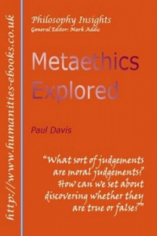 Könyv Metaethics Explored Paul Davis