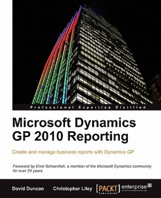 Kniha Microsoft Dynamics GP 2010 Reporting D.J. Duncan