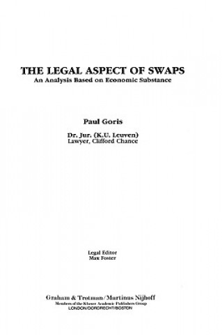 Kniha Legal Aspect of Swaps Paul Goris