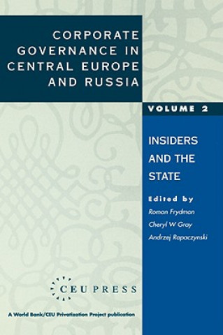 Könyv Corporate Governance in Central Europe and Russia R. Frydman