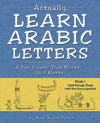 Książka Actually Learn Arabic Letters Week 1 Real World Peace