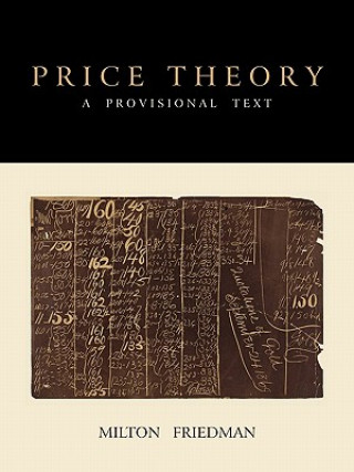 Kniha Price Theory Milton Friedman