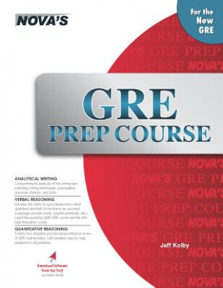 Kniha GRE Prep Course Jeff Kolby