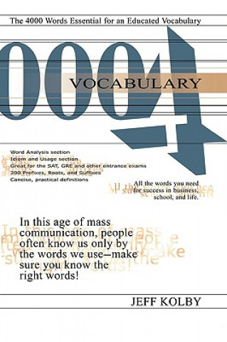 Книга Vocabulary 4000 Jeff Kolby
