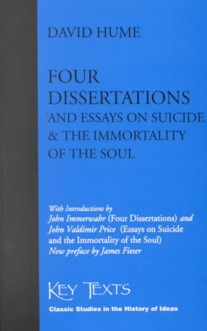 Könyv Four Dissertations David Hume