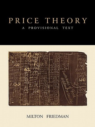 Kniha Price Theory Milton Friedman