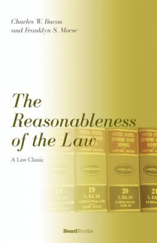 Książka Reasonableness of the Law Franklyn Morse