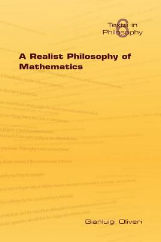 Kniha Realist Philosophy of Mathematics Gianluigi Oliveri