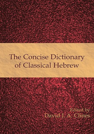Könyv Concise Dictionary of Classical Hebrew David J. A. Clines