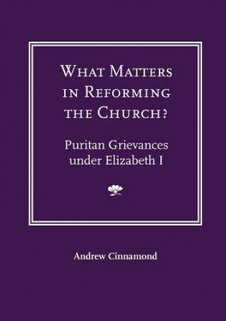Könyv What Matters in Reforming the Church? Puritan Grievances Under Elizabeth I Andrew Cinnamond