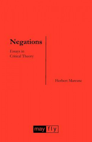 Kniha Negations Herbert Marcuse