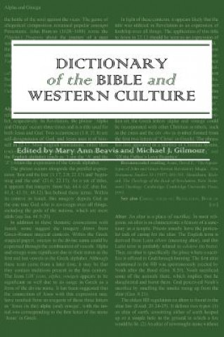 Carte Dictionary of the Bible and Western Culture Mary Ann Beavis