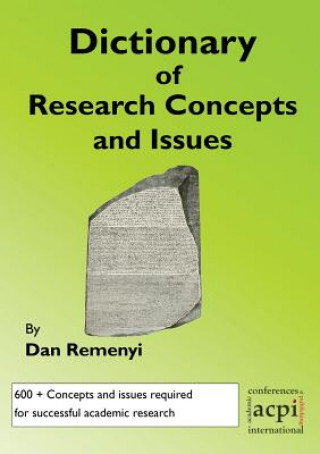 Knjiga Dictionary of Research Terms and Issues Remenyi