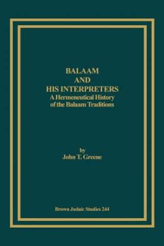 Könyv Balaam and His Interpreters Greene