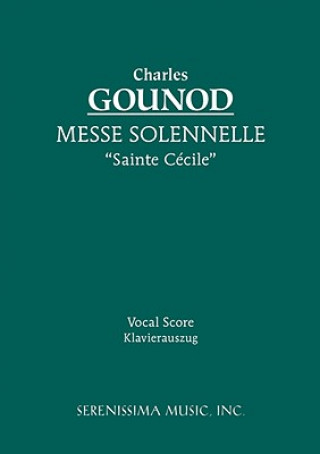 Książka Messe Solennelle "Ste. Cecile" - Vocal Socre 