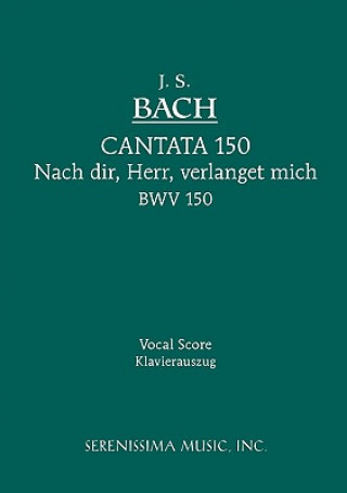 Książka Nach dir, Herr, verlanget mich, BWV 150 Johann Sebastian Bach