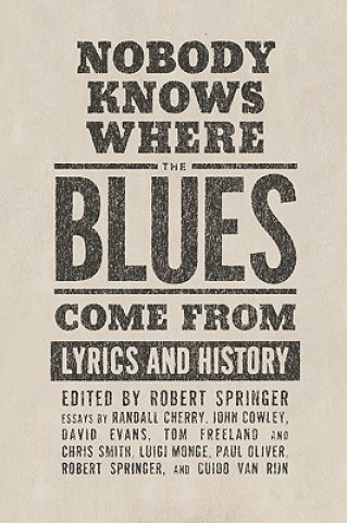 Könyv Nobody Knows Where the Blues Come From Robert Springer