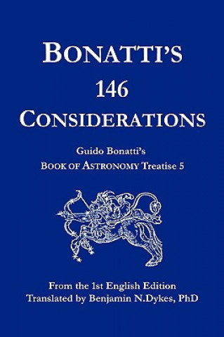 Kniha Bonatti's 146 Considerations Guido Bonatti