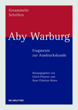 Kniha Aby Warburg - Fragmente zur Ausdruckskunde Ulrich Pfisterer