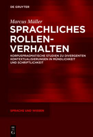 Książka Sprachliches Rollenverhalten Marcus Müller