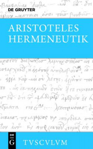 Libro Hermeneutik / Peri hermeneias Aristoteles